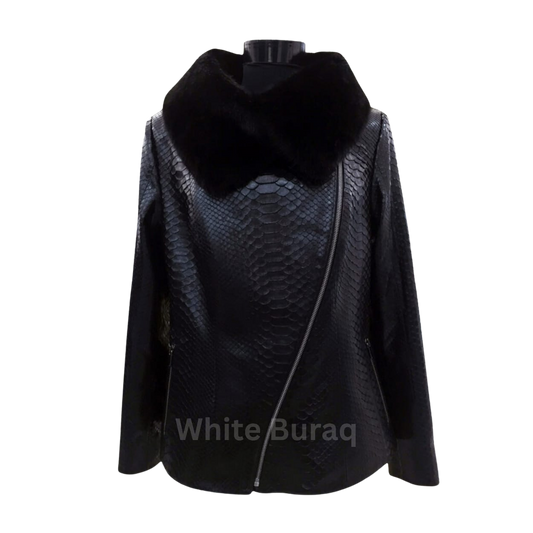 Black Python Jacket