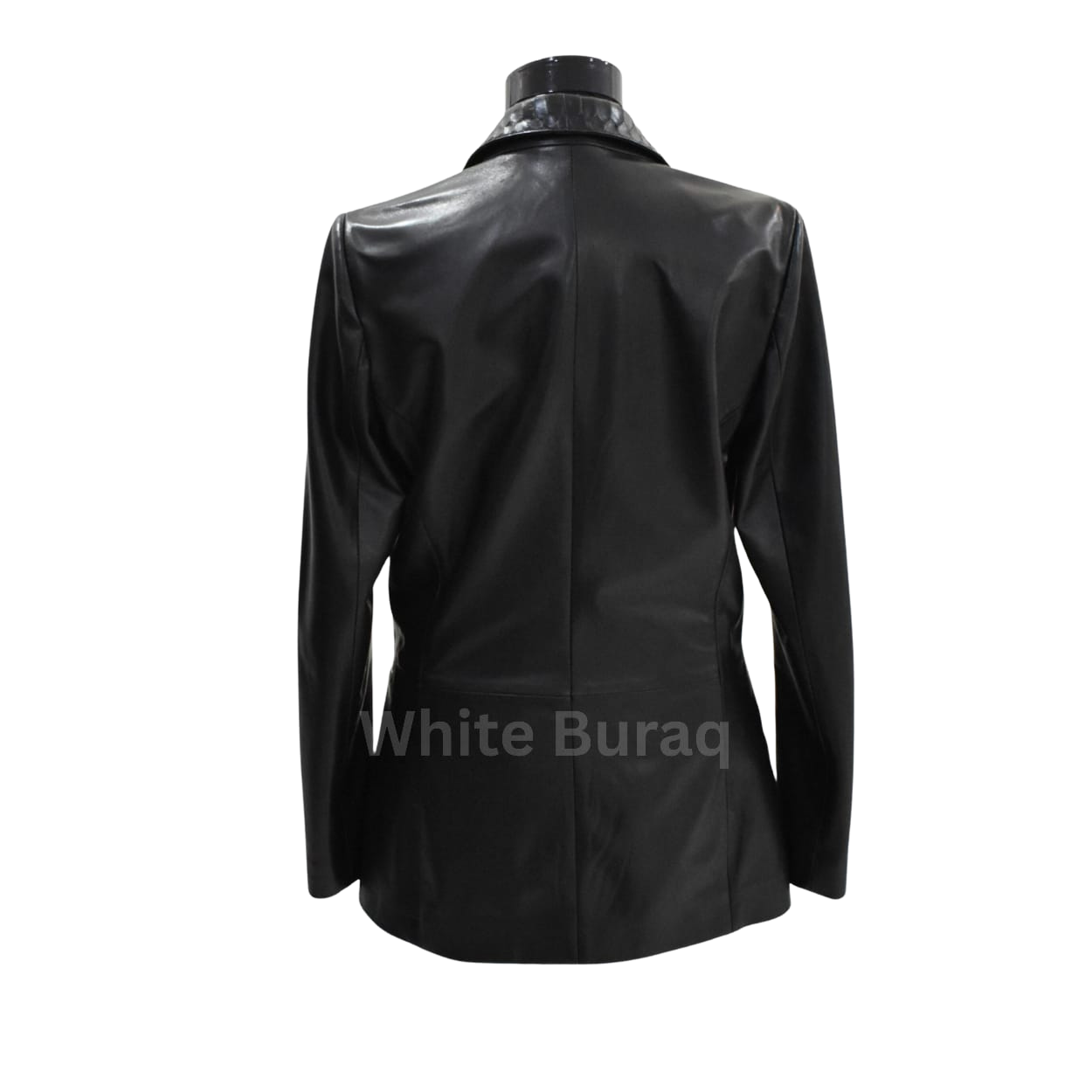 Black leather jacket 