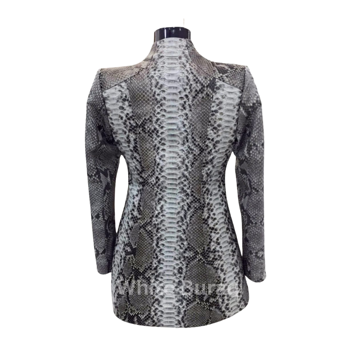 Snakeskin patterned dress o