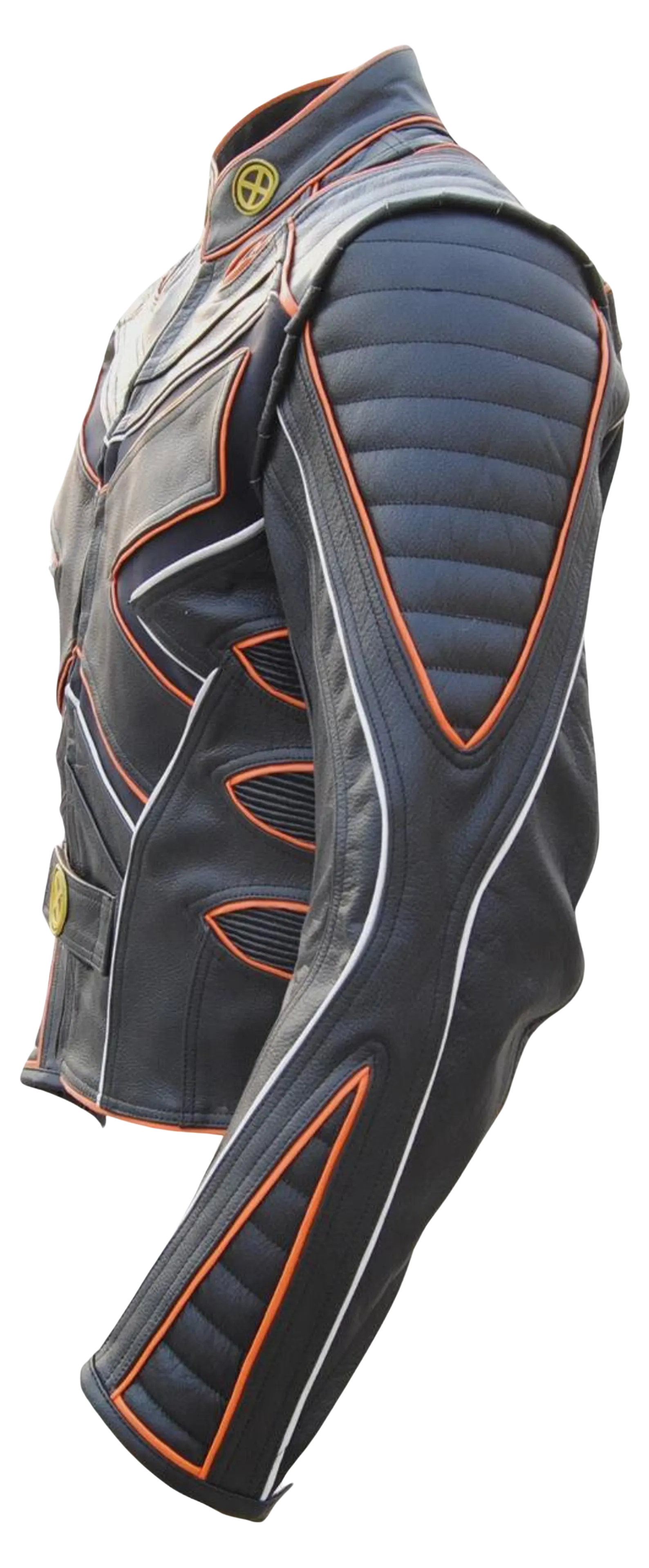 Motorcycle jacket with armor plating 