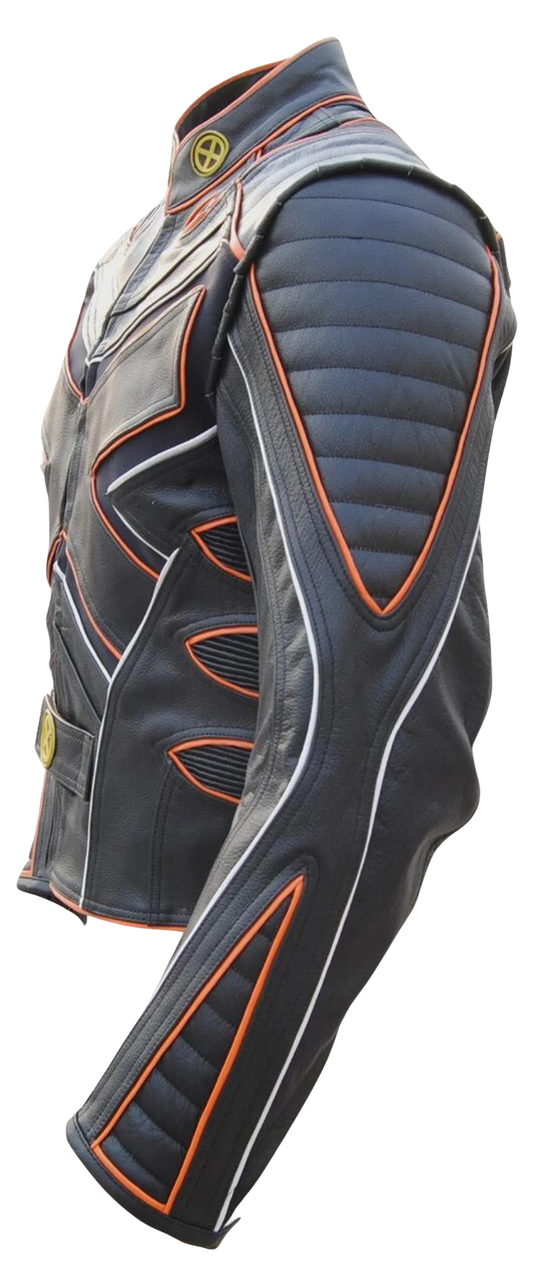 Motorcycle jacket with armor plating 