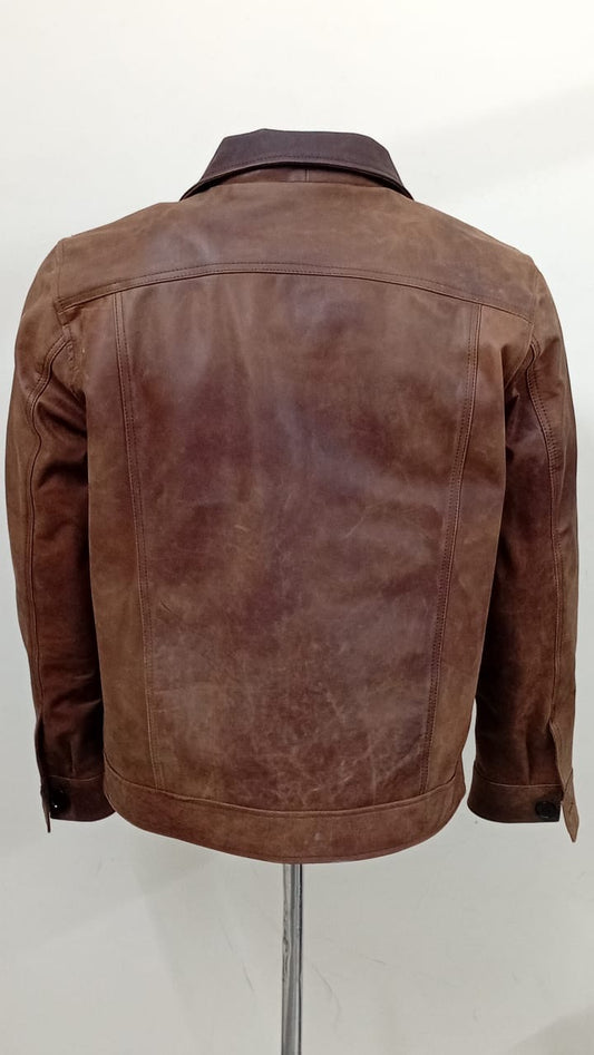 Nubuck Cowhide Mechanic’s Jacket Soft-Touch Workwear