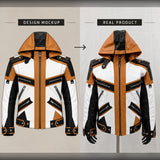 From design mockup to real custom leather jacket