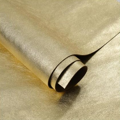 Gold foil leather
