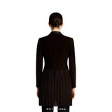 Women's Dark Brown Suede Fringe Blazer – view 2