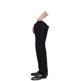 Men's Black Suede Western Fringe Pants – view 2