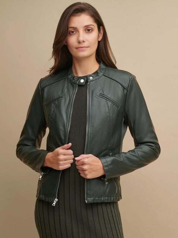 Scuba Leather Jacket - Image 9