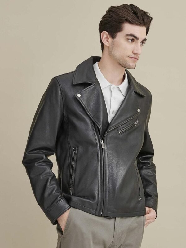 Charlie Leather Moto Jacket