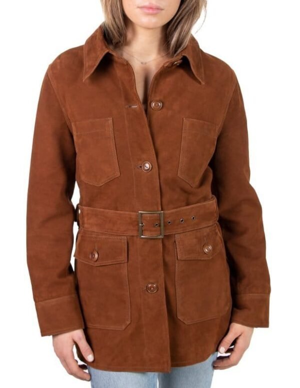 Women's Suede Safari Jacket