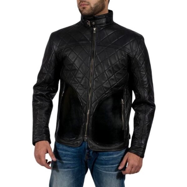 EQUILIBRIUM BLACK LEATHER JACKET