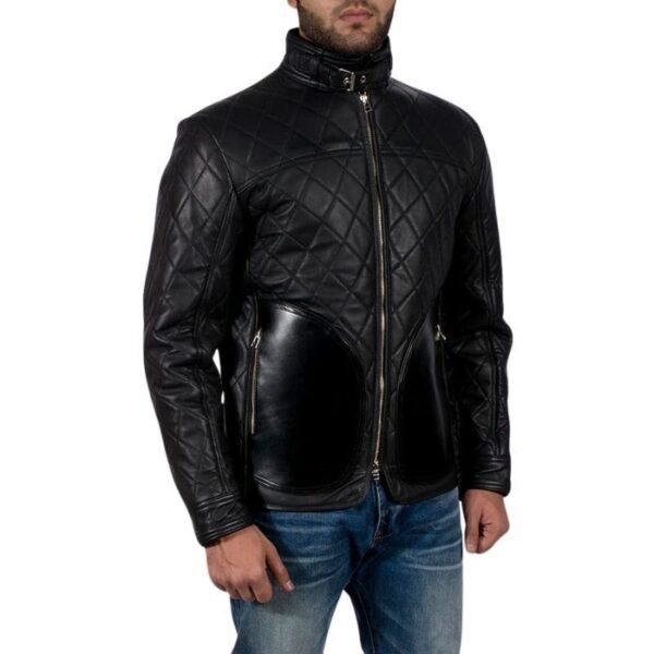 EQUILIBRIUM BLACK LEATHER JACKET - Image 2