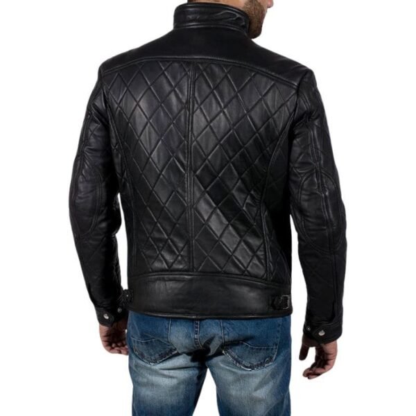 EQUILIBRIUM BLACK LEATHER JACKET - Image 4