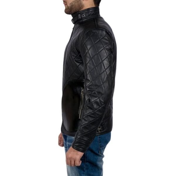 EQUILIBRIUM BLACK LEATHER JACKET - Image 5