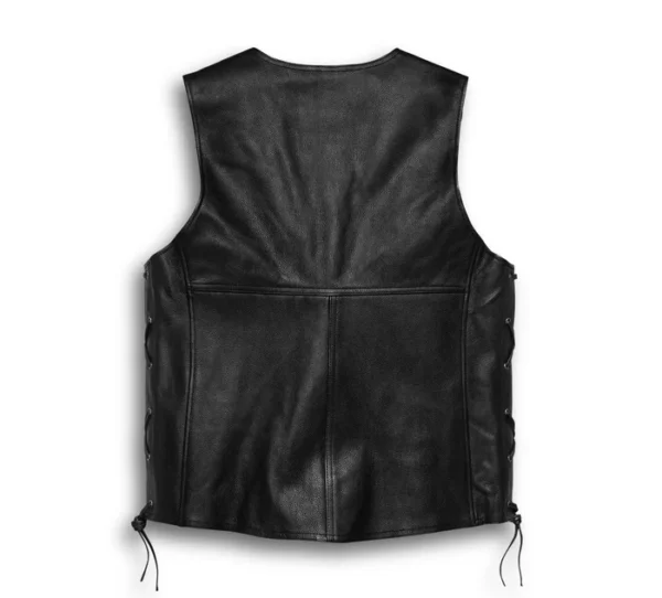 Men’s Tradition II Leather Vest - Image 2