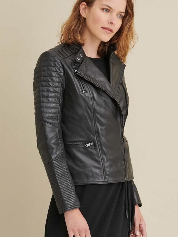 Hadley Quilted Leather Jacket - Image 3