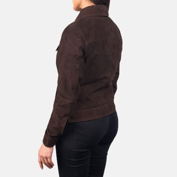 Suzy Mocha Suede Jacket - Image 2