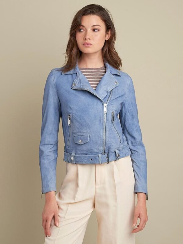 Alison Asymmetrical Belted Jacket - Image 7