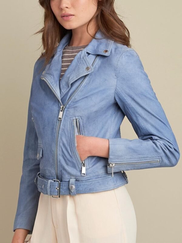 Alison Asymmetrical Belted Jacket - Image 5