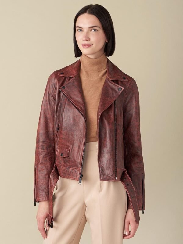 Alison Asymmetrical Belted Jacket - Image 3