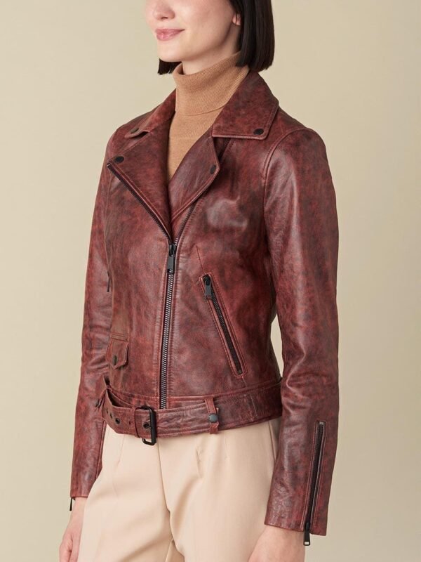 Alison Asymmetrical Belted Jacket - Image 4