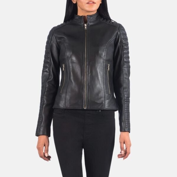 ADALYN QUILTED LEATHER BIKER JACKET - Image 20