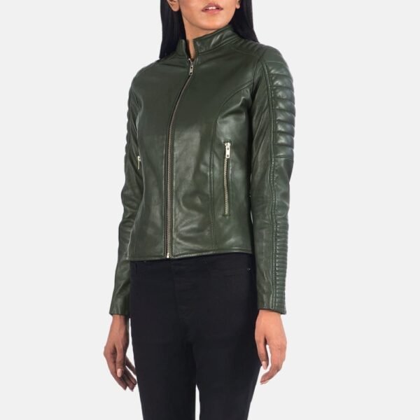 ADALYN QUILTED LEATHER BIKER JACKET - Image 16