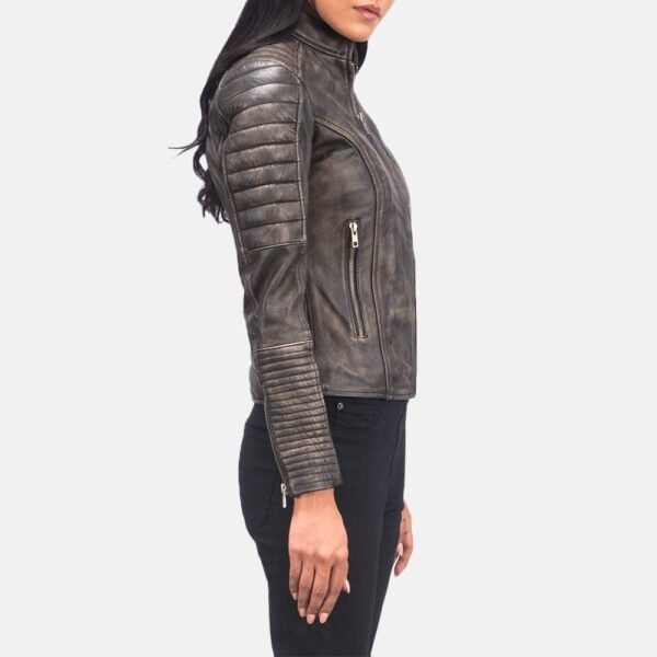 ADALYN QUILTED LEATHER BIKER JACKET - Image 7