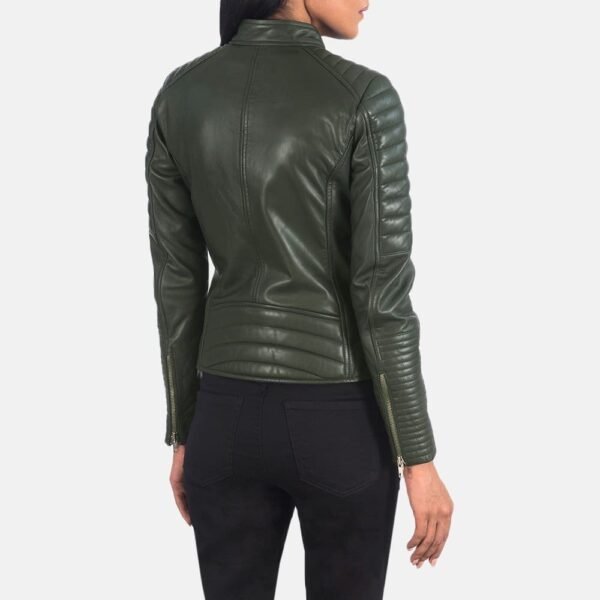 ADALYN QUILTED LEATHER BIKER JACKET - Image 14