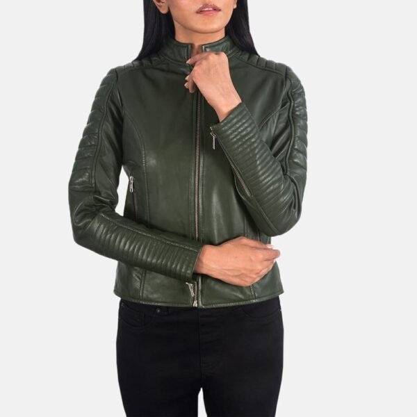 ADALYN QUILTED LEATHER BIKER JACKET - Image 13