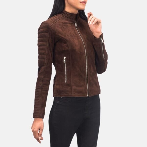 ADALYN QUILTED LEATHER BIKER JACKET - Image 4