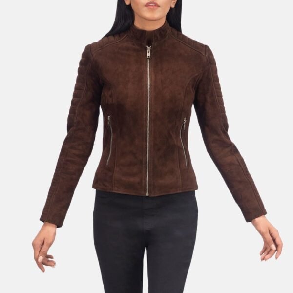 ADALYN QUILTED LEATHER BIKER JACKET - Image 3