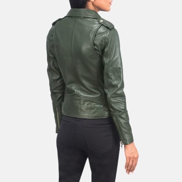 Alison Leather Biker Jacket - Image 10